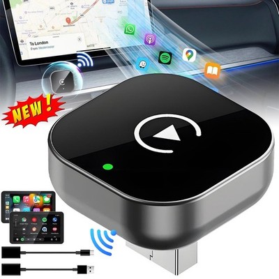 Drahtloser CarPlay & Android Auto Adapter Bluetooth 5.3 Plug&Play für Autos