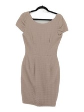 Closet Bodycon Midi Dress UK12 in Brown
