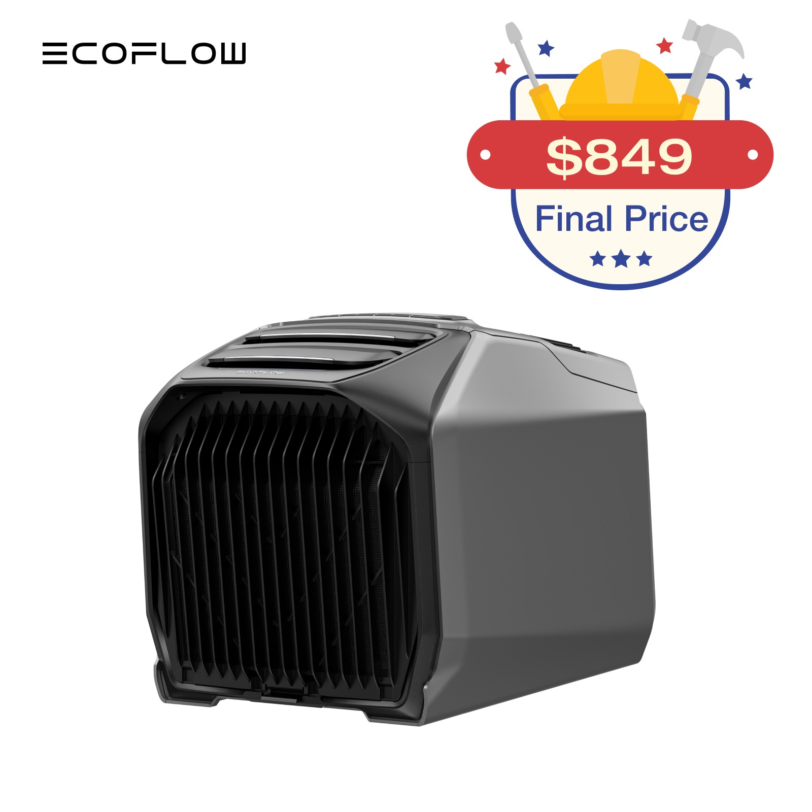 EcoFlow Wave 2 Portable Air Conditioner, for Outdoor Tent Camping RVs Home Use