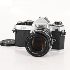 Nikon FE2 SLR Film Camera Kit w/ AI-S 50mm f1.4 Lens 707