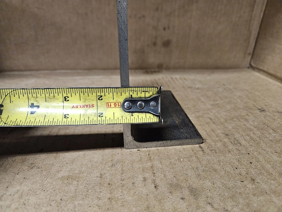 Soporte de hierro angular de acero HD 3 × 5. 5" de largo, 1/4" de grosor. ¡Seld On! Foto 4 de 4