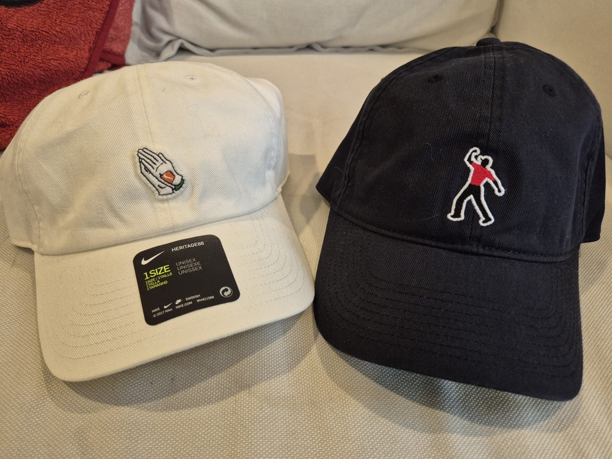 Woods Golf Apparel Tgr Tiger Woods New Logo Rare Nike Golf Hat Lot