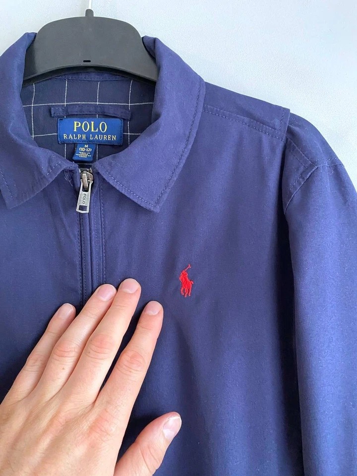 Polo Ralph Lauren Blue Harrington Jacket, Kids Size M 10-12 Years - Image 4 of 4