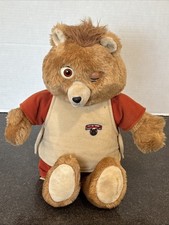 1985 Teddy Ruxpin Bear WOW Worlds Of Wonder Tested - Sound Works, No Movement  