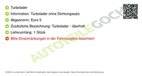 Alanko Turbolader Abgasturbolader für Land Rover Range IV III Sport II 10-22