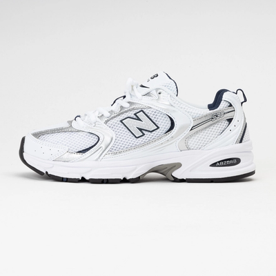 New Balance 530 White Silver Navy Men's White Sports Sneaker