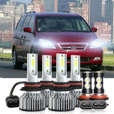 Kit de 6 faros LED de haz alto/bajo + faros antiniebla para Honda Odyssey 2005-2010