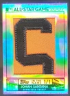 2008 Topps Johan Santana In the Name 1/1 #INR-JS MEM Minnesota Twins TD4