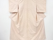 7307893: JAPANESE KIMONO / ANTIQUE KIMONO / SILK / TSUMUGI / WOVEN ASANOHA