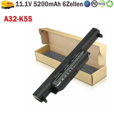 A32-K55 A41-K55 K55 Akku Für Asus X75 X75A X75V F55 F55A R500 R500A K55A 5200mAh