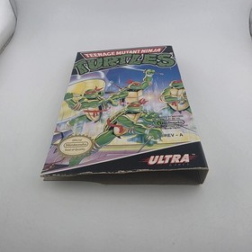 Teenage Mutant Ninja Turtles - carrello e custodia rigida - Nintendo NES - realmente testato