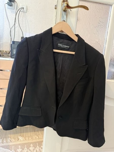 Women Dolce & Gabbana Blazer Black Viscose 38