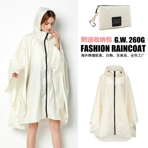Fashion J&K Style Unisex Portable Raincoats Rainproof Hiking Cycling Rain Cape - Picture 25 of 53