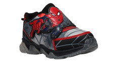 Spider-Man Toddler Shoes Boy's Light Up Marvel Red  Black Sneakers