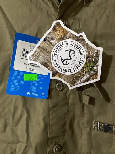 Realtree Size M Short Sleeve With Camo Accents - Picture 3 of 3