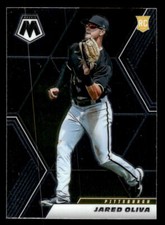 2021 Panini Mosaic #254 Jared Oliva Rookie Card Pittsburgh Pirates