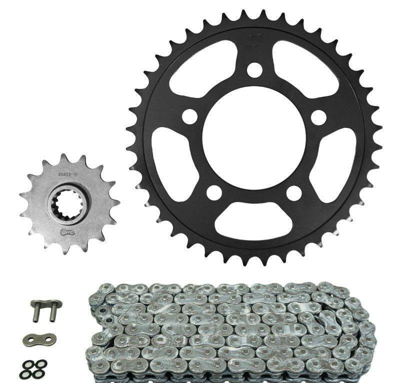 Kit chaîne Afam 520 Honda Rebel 500 en acier renforcé pour transmission fluide