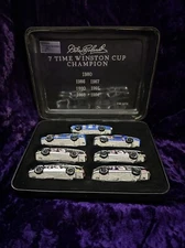 QVC Dale Earnhardt 7 Time Winston Cup Champion 7 Car Set 1/64 