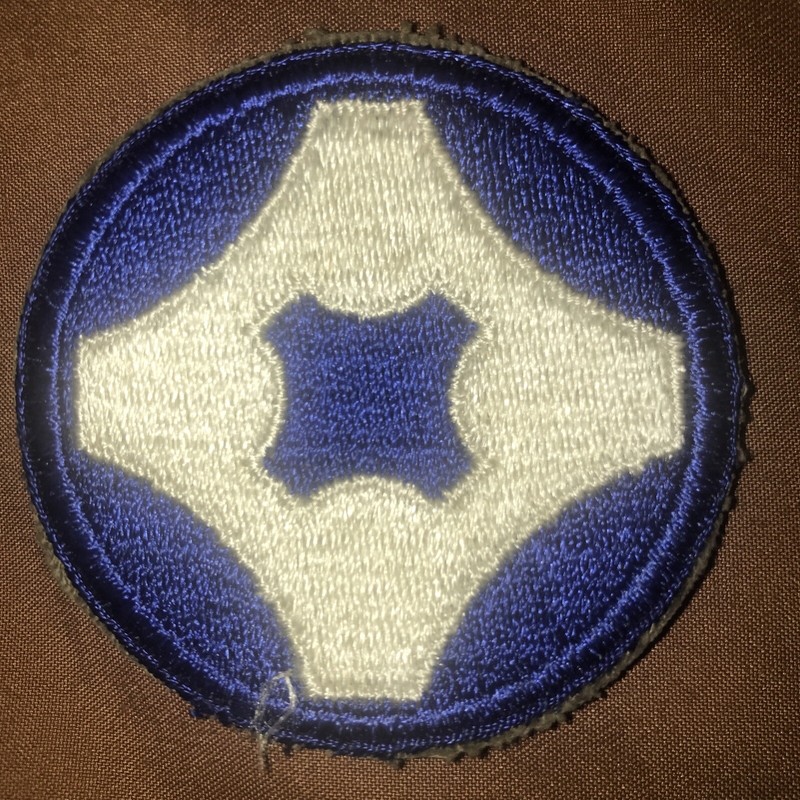 Used US Army Patch: 4th Service Command SSI.