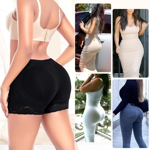 UK Women FAKE ASS Butt Lift and Hip Seamless Booty Enhancer Padded Shorts Shaper - Picture 9 of 22