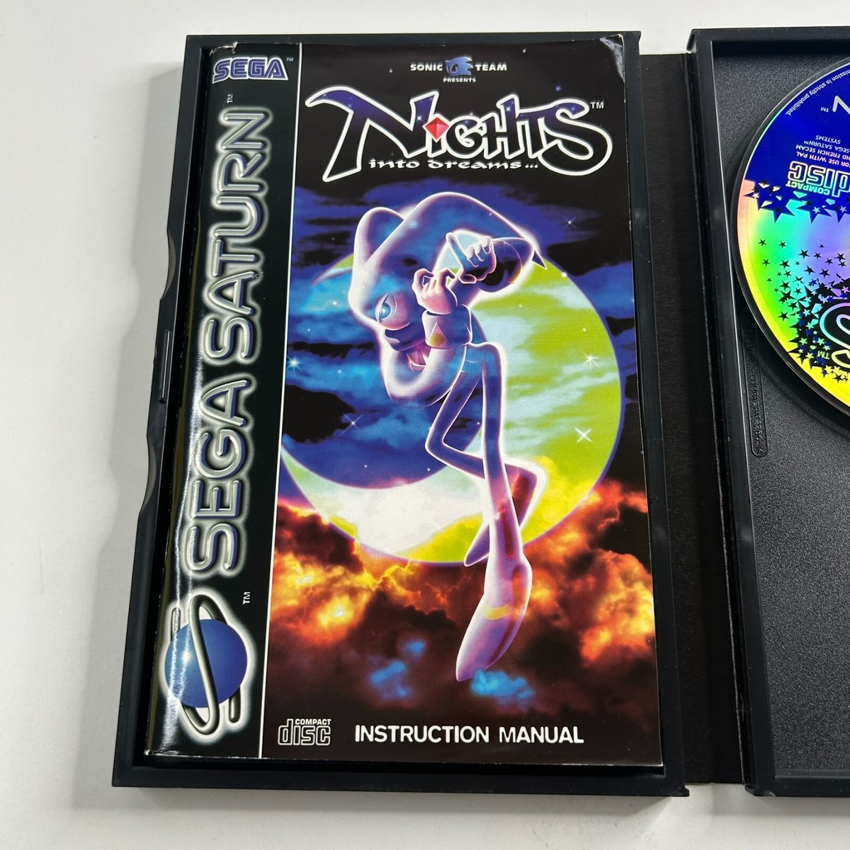 Nights into Dreams (Sega Saturn, 1996 PAL) Complete With