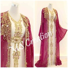 Sale Moroccan Dubai Elegant Embroidered Caftans Perfect for Any Occasion BY MS