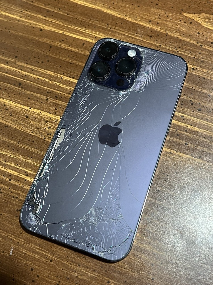Apple iPhone 14 Pro Max Purple (Unlocked) 256 GB For Parts Only – 85% Battery