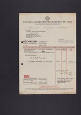 CHEMNITZ, Rechnung 1932, Rhenania-Ossag Mineralölwerke AG