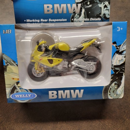 Welly BMW S1000RR Die Cast Metal Motorcycle 12810 New Sealed - Picture 2 of 8