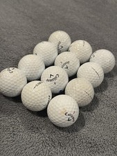 12 Callaway Used Golf Balls - Diablo - Diablo Tour - HX Diablo Tour 4A