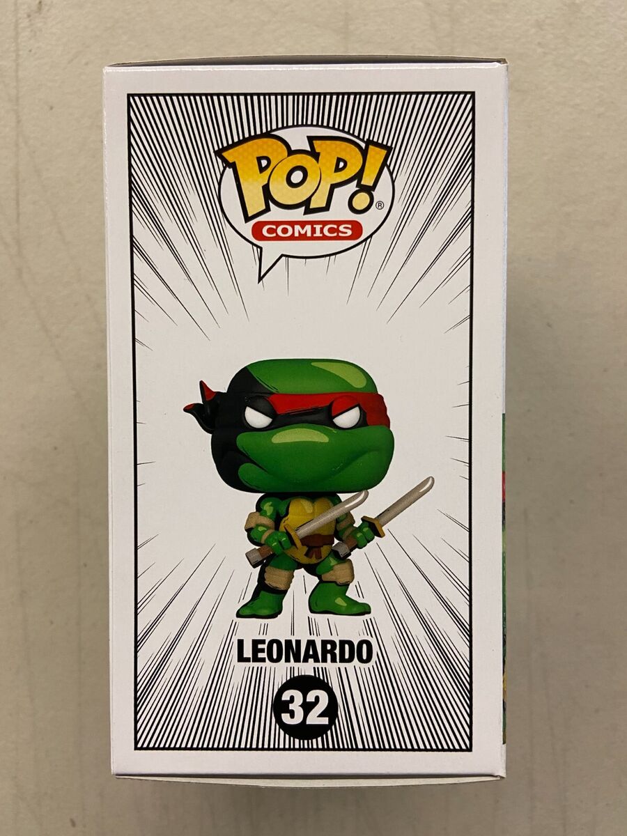 Boneco As Tartarugas Ninja Leonardo 32 Funko Pop Comics