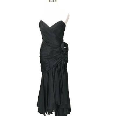 black high low strapless dress Strapless High-Low Prom Dress: Colors Dress 3600 Black / 0 main image 0