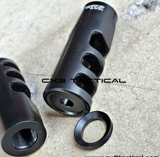 .223 5.56 Competition Muzzle Brake Compensator Crown Comp 1/2-28 TPI 1/2x28