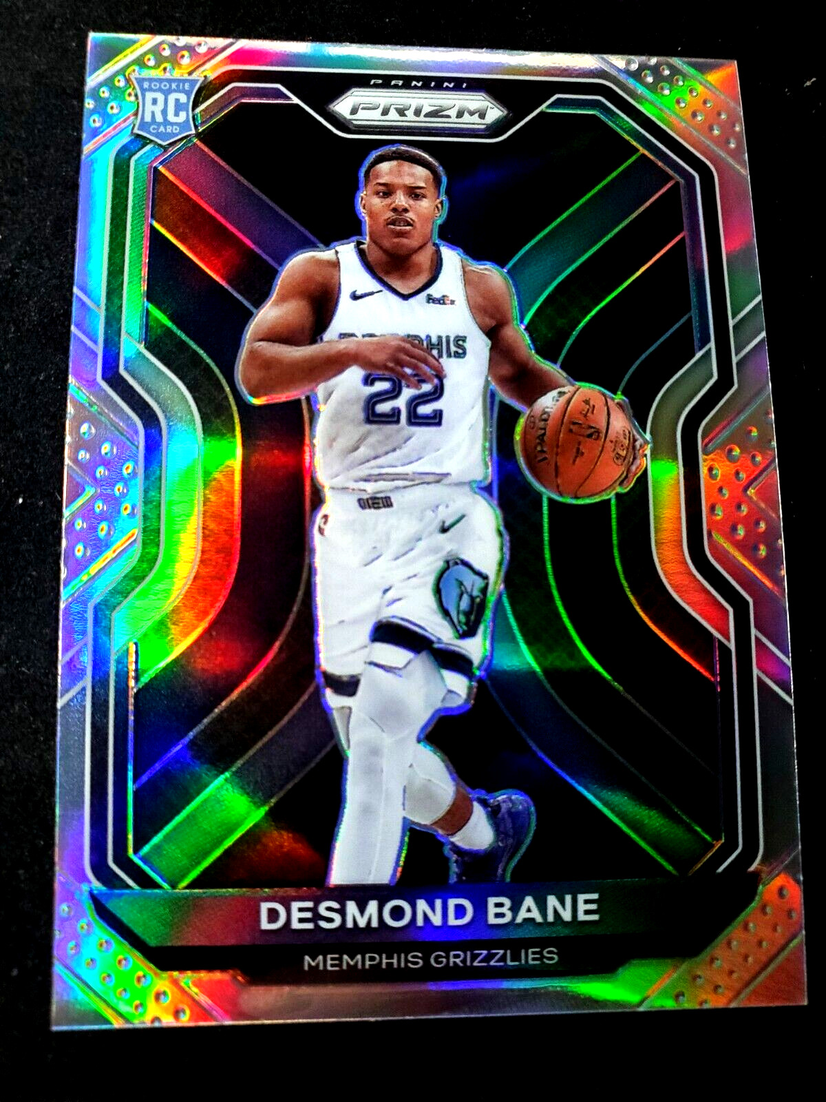 2020-21 Panini Prizm Desmond Bane Silver Prizm Rookie Refractor RC #297 Holo