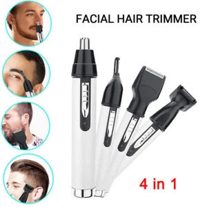 4 en 1 Chiffon d'oreille rechargeable Trimmer barbe rasoir électrique sans fil