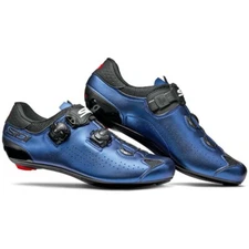 Sidi Genius 10 Road Cycling Shoes Iridescent Blue - Men's 44.5 EU / 10 US NEW