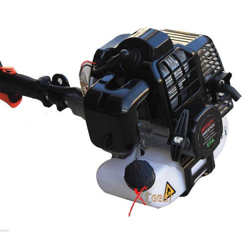 52cc Gas Power Handheld Sweeper Broom Debris Cleaning Driveway Turf Grass - 第 2/3 張圖片