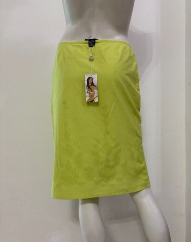 CUSTO BARCELONA Gonna verde decorazione crochet perline Tg S - NUOVO - Imagen 8 de 11