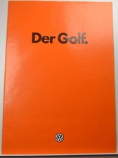 VW Volkswagen Golf 1 GTI GL G GL D LD GLD S LS GLS Prospekt von  08/1980