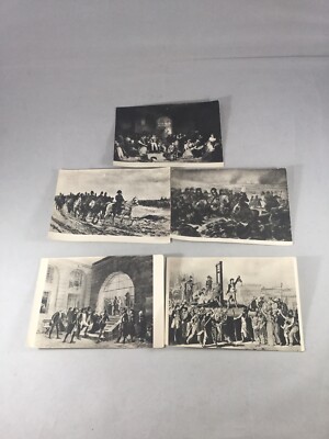 5 Vintage Marie Antoinette/Napoleon/Muller Postcards