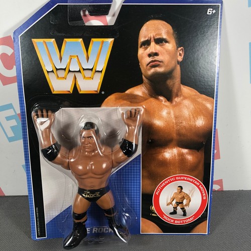 DAMAGED BUBBLE/CARD - WWE Wrestling Mattel Retro S...