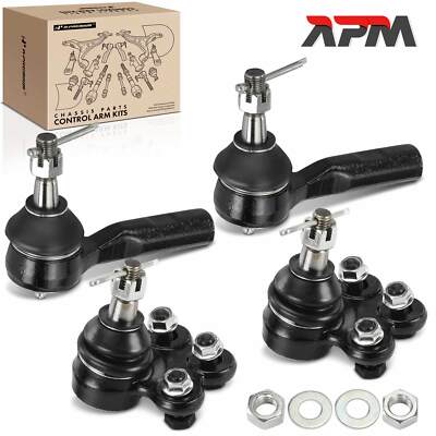 2x Traggelenk + 2x Spurstangenkopf Vorne für Chevrolet Equinox Pontiac Torrent