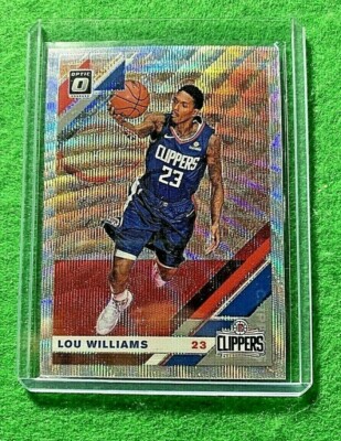 LOU WILLIAMS PRIZM SILVER OPTIC CARD JERSEY#23 CLIPPERS 2019-20 Donruss Optic SP