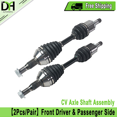 Pair Front Left Right CV Axle Shaft For Chevy Impala Limited 14-15 Impala 12-13