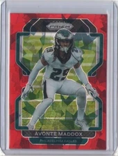 AVONTE MADDOX 2021 Panini Prizm RED ICE #225 EAGLES