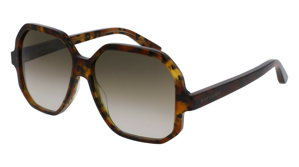 Saint Laurent Dark Brown Gradient Cat-Eye Sunglasses Saint Laurent Dark Brown Gradient Cat-Eye Sunglasses mecpl.in main image 3