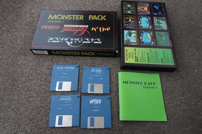 Monster Pack Band 1 von Psygnosis ~ Original verpackt Atari ST Spiel GC