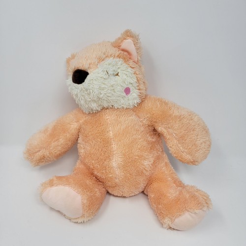 Silver One 12 Zoll superweicher sitzender Fuchs Pfirsich Plüsch - Bild 1 von 5