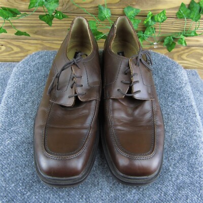 Bostonian Men Derby Oxfords Shoes Brown Leather Lace Up Size  display picture 1