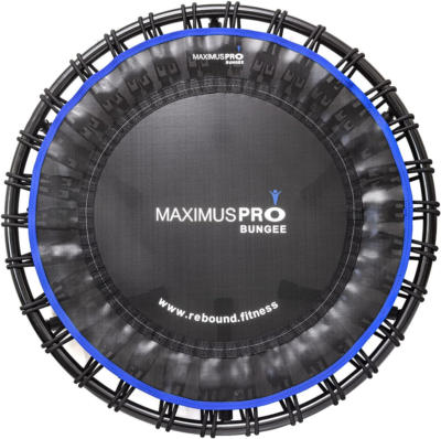 Maximus Pro Rebounder – Trampolín Fitness Plegable Con Barra Estabilizadora, Peso Máx. 140 Kg, Incluye DVD Con Entrenamientos, Ideal Para Tonificar En Casa